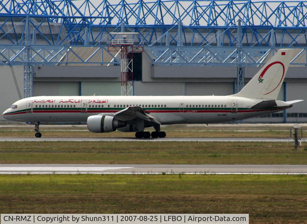 CN-RMZ, 1986 Boeing 757-2B6 C/N 23687/106, Landing rwy 14R