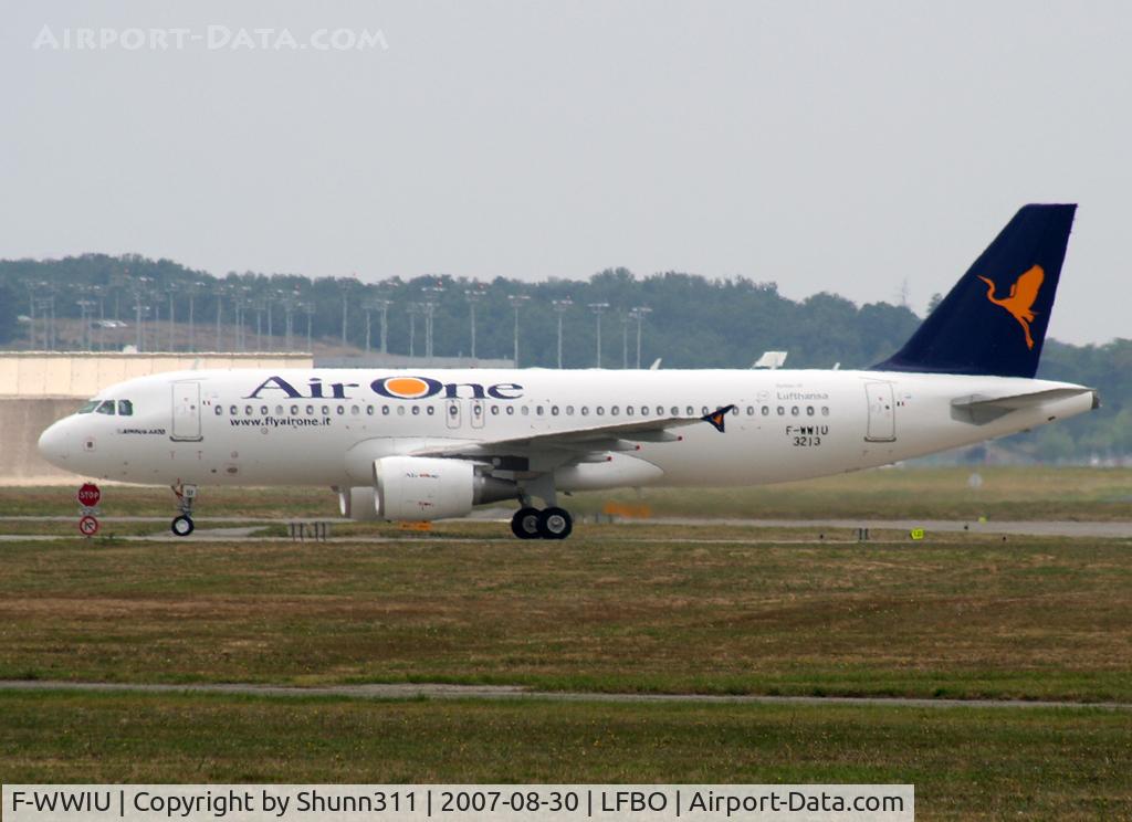 F-WWIU, 2007 Airbus A320-216 C/N 3213, C/n 3213 - To be EI-DSI