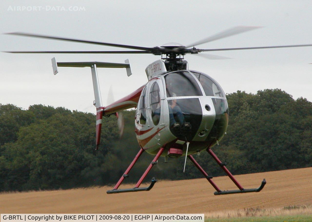 G-BRTL, 1989 McDonnell Douglas MD-500E (369E) C/N 0356E, STARLIGHT FOUNDATION DAY PARTICIPANT