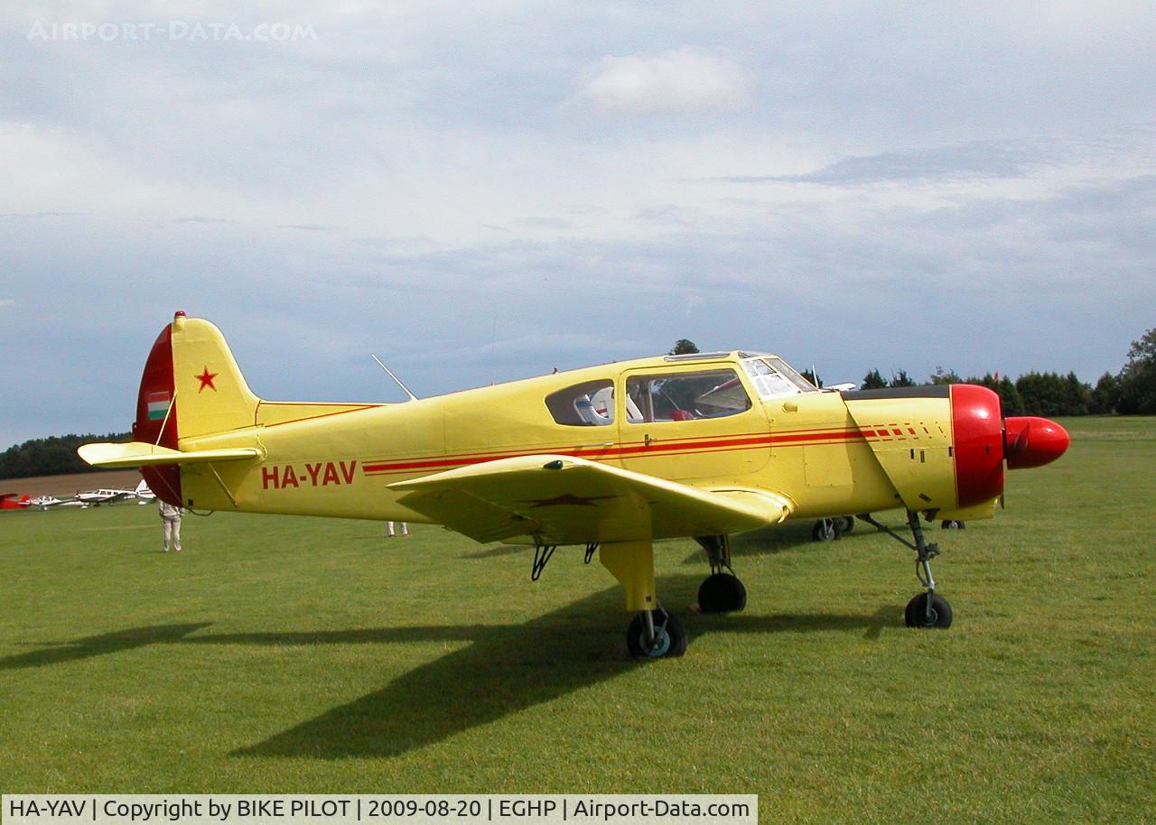 HA-YAV, 1981 Yakovlev Yak-18T C/N 22202047817, VISITOR
