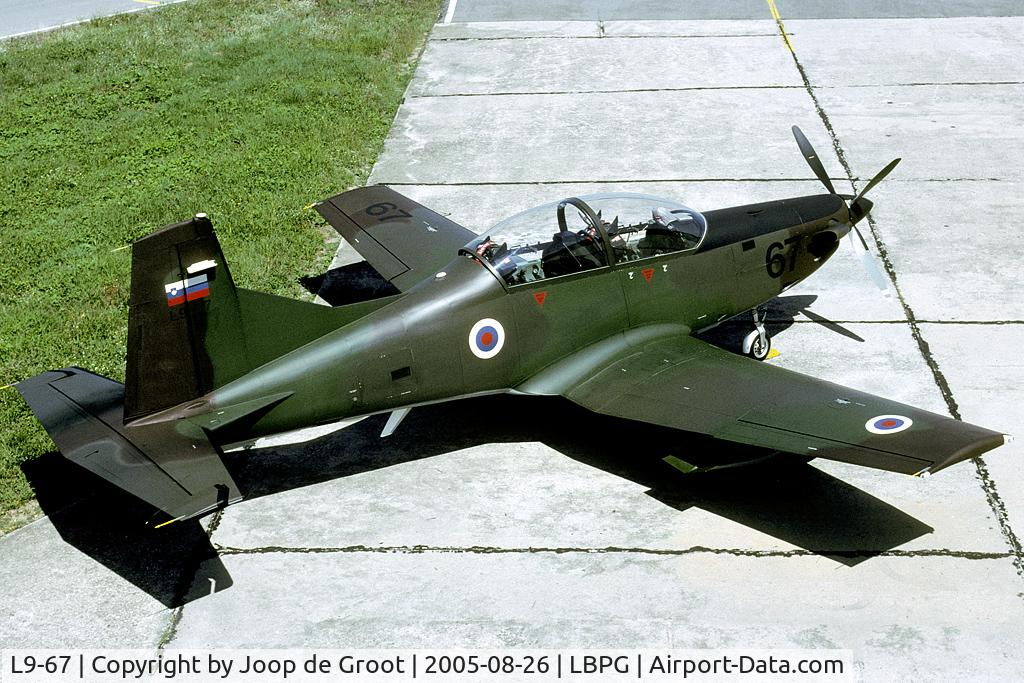 L9-67, Pilatus PC-9M Hudournik C/N 640, Participant of the Co-operative Key 2005 exercise in the close air support role.