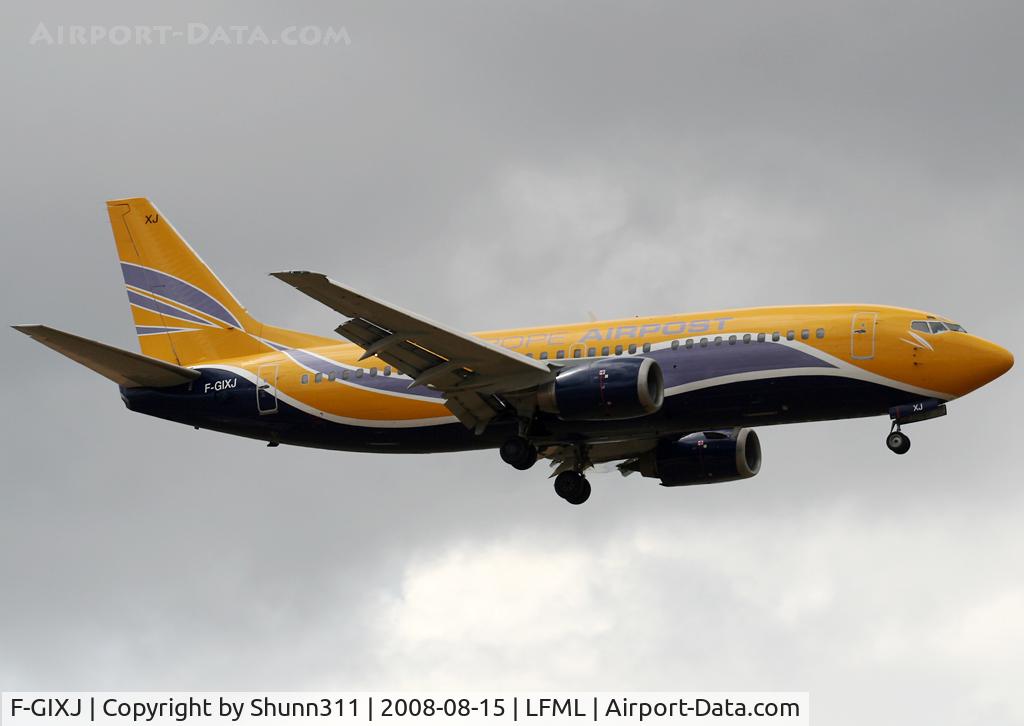 F-GIXJ, 1987 Boeing 737-3Y0 C/N 23685, Landing rwy 32R