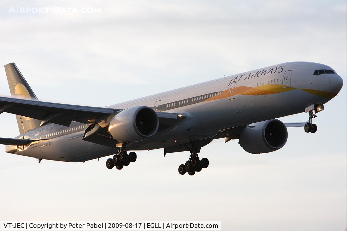 VT-JEC, 2007 Boeing 777-35R/ER C/N 35159, LHR