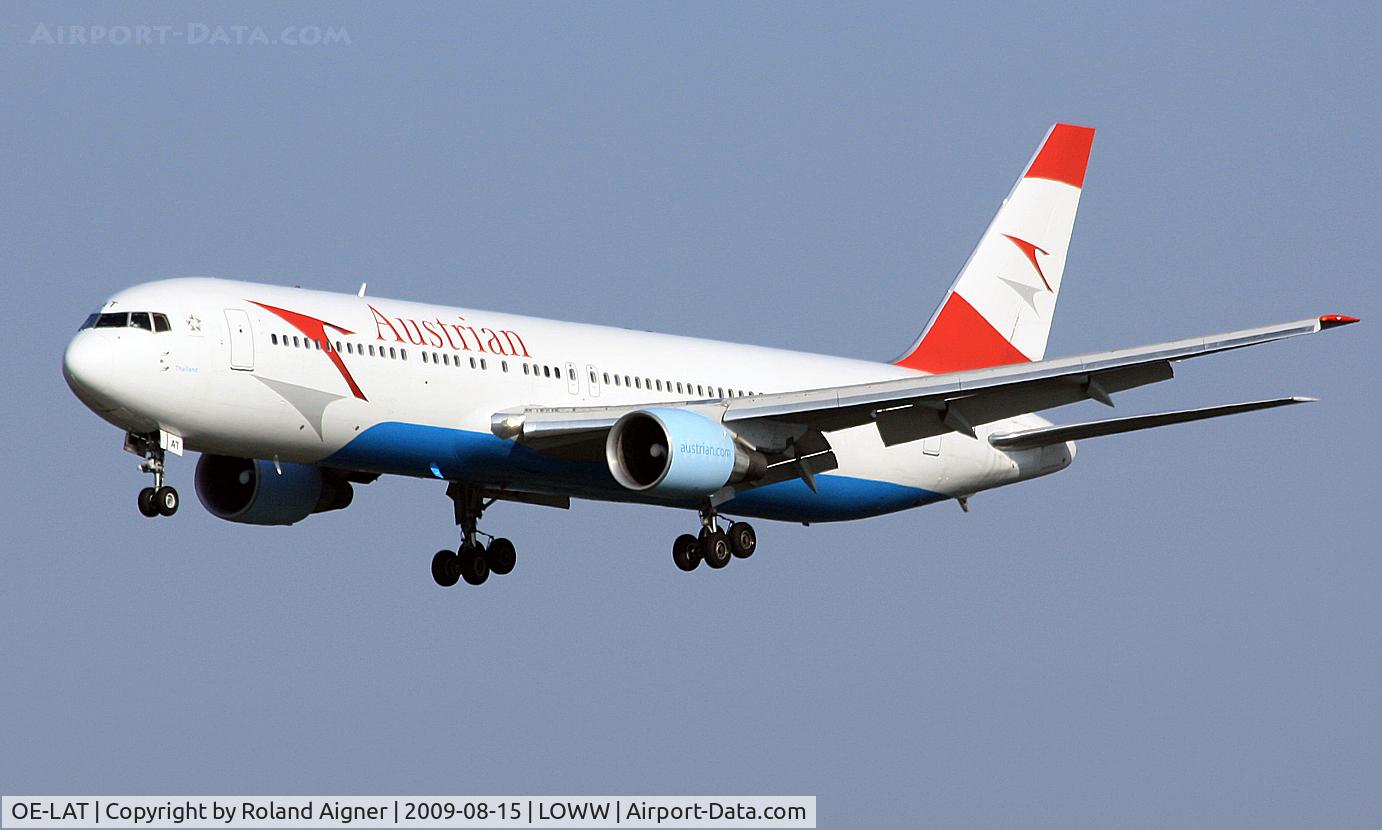 OE-LAT, 1991 Boeing 767-31A C/N 25273, I think, last OS B767 without winglets