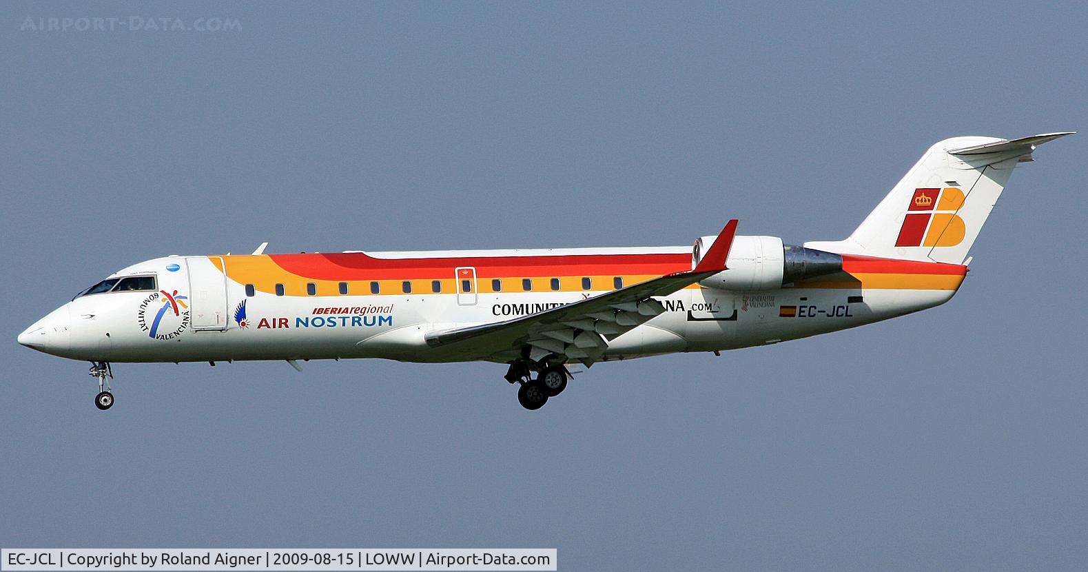 EC-JCL, 2004 Bombardier CRJ-200ER (CL-600-2B19) C/N 7975, Iberia Air Nostrum