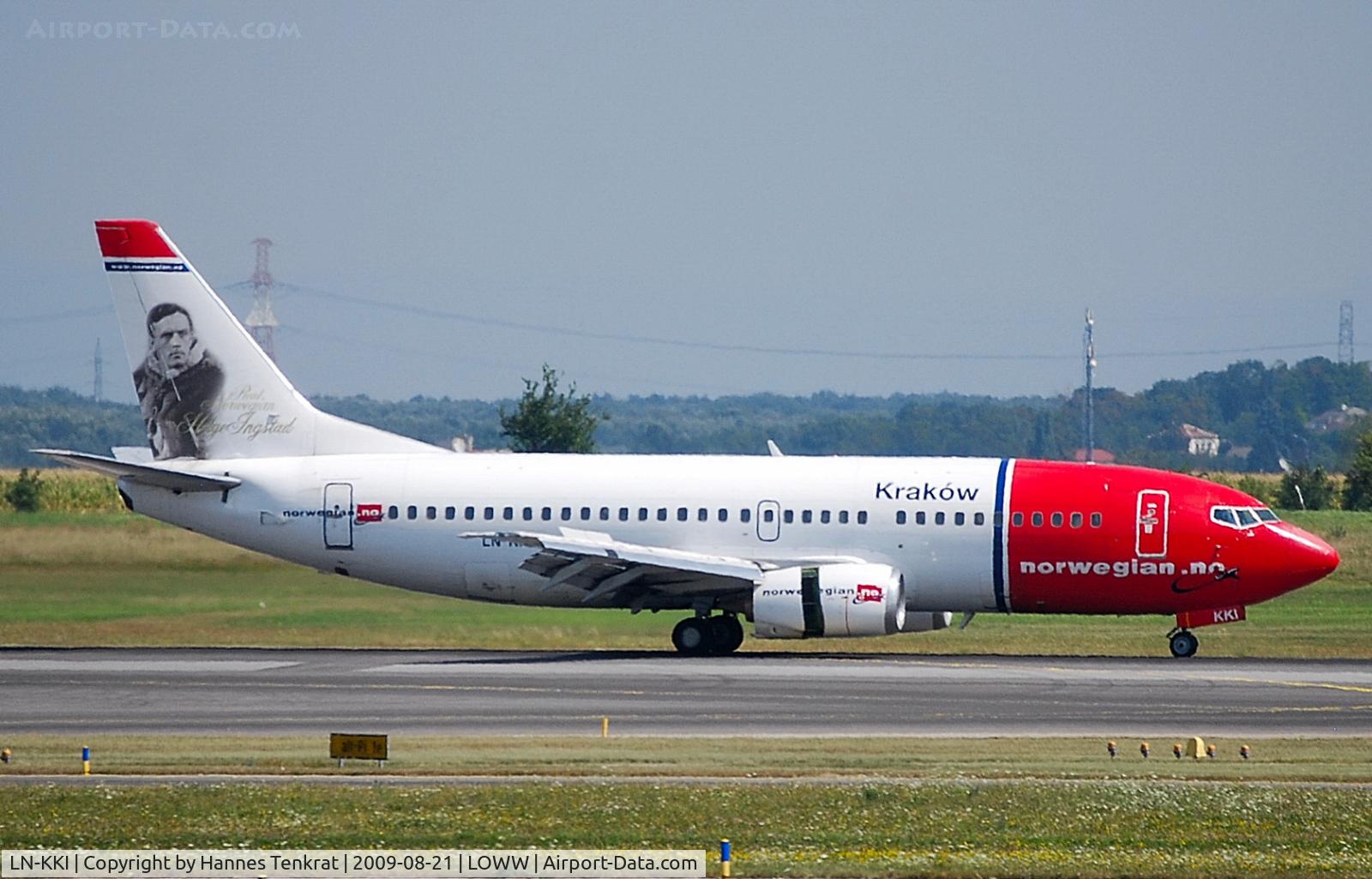 LN-KKI, 1990 Boeing 737-3K2 C/N 24329, Norwegian Boeing 737-300