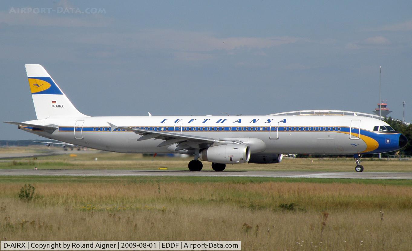 D-AIRX, 1998 Airbus A321-131 C/N 0887, Lufthansa's 50 Jears paint