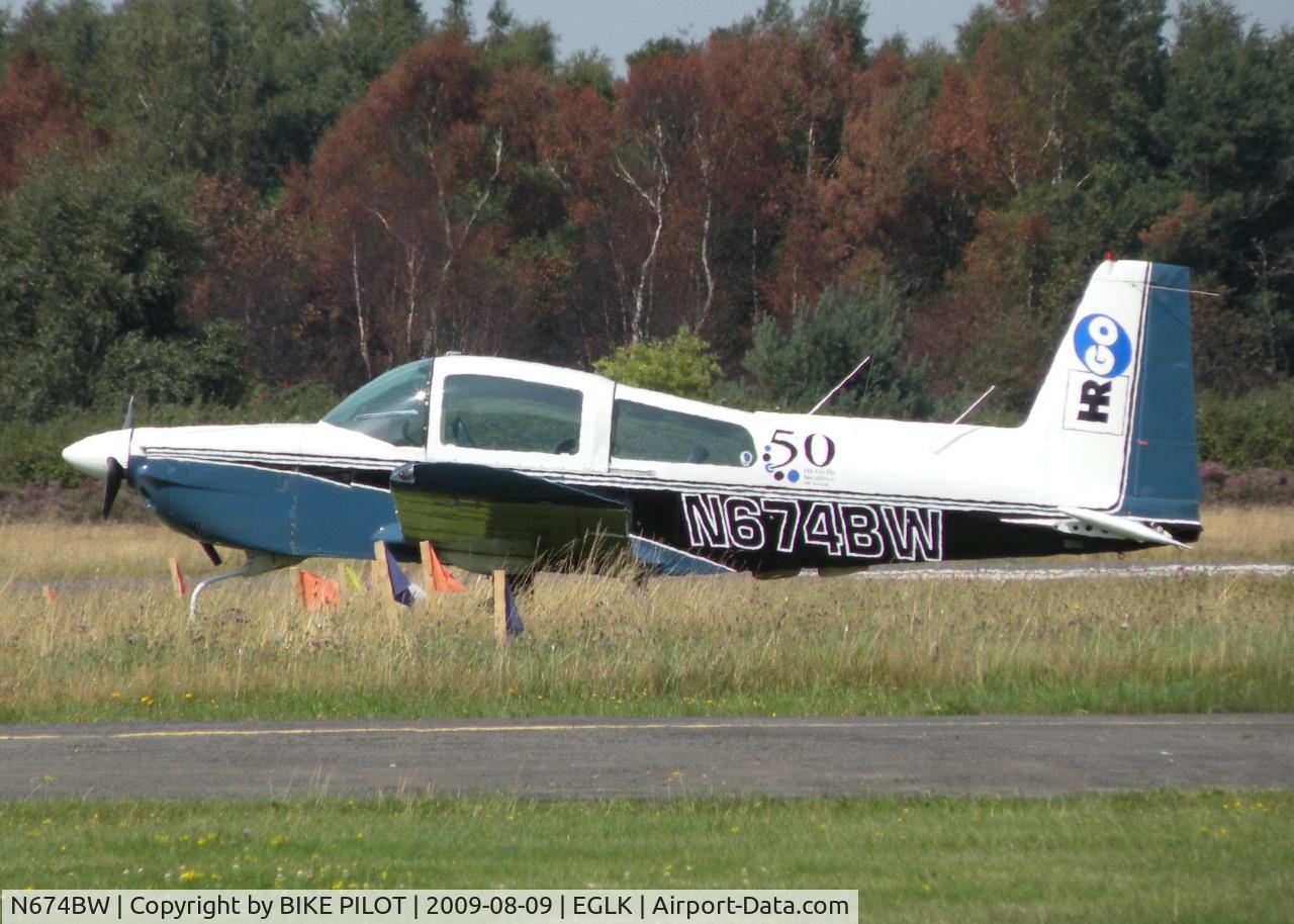 N674BW, 1978 Gulfstream American Corp AA-5A C/N AA5A0674, VISITING AA-5A