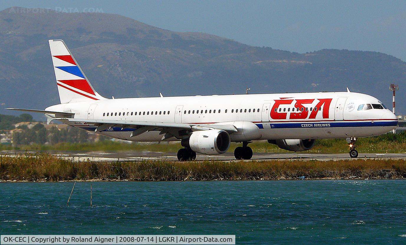 OK-CEC, 1997 Airbus A321-211 C/N 674, Spottingposition like St. Maarten