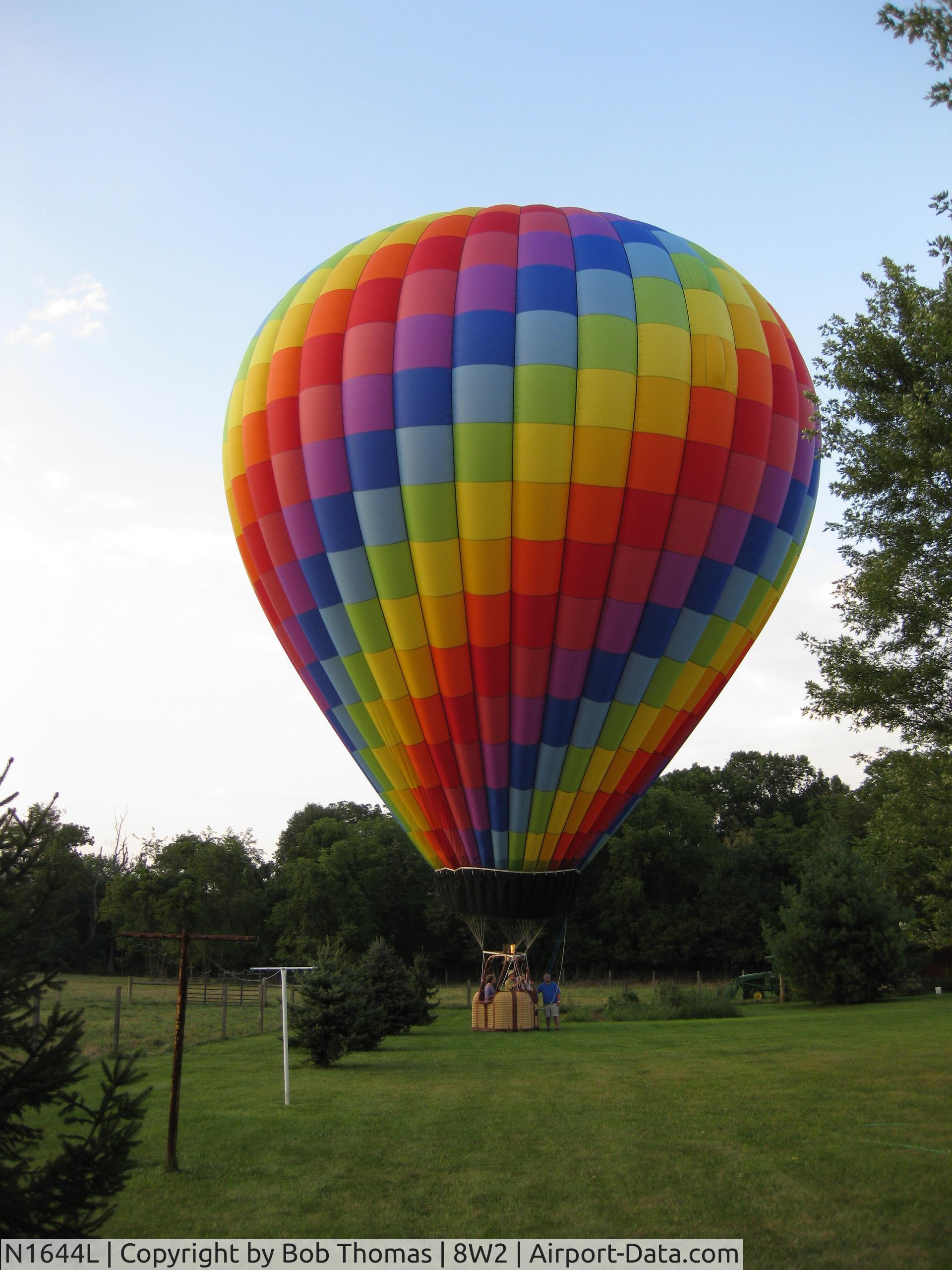 N1644L, 2008 Firefly Balloons Inc FIREFLY 9 C/N F92008, FireFly 9 