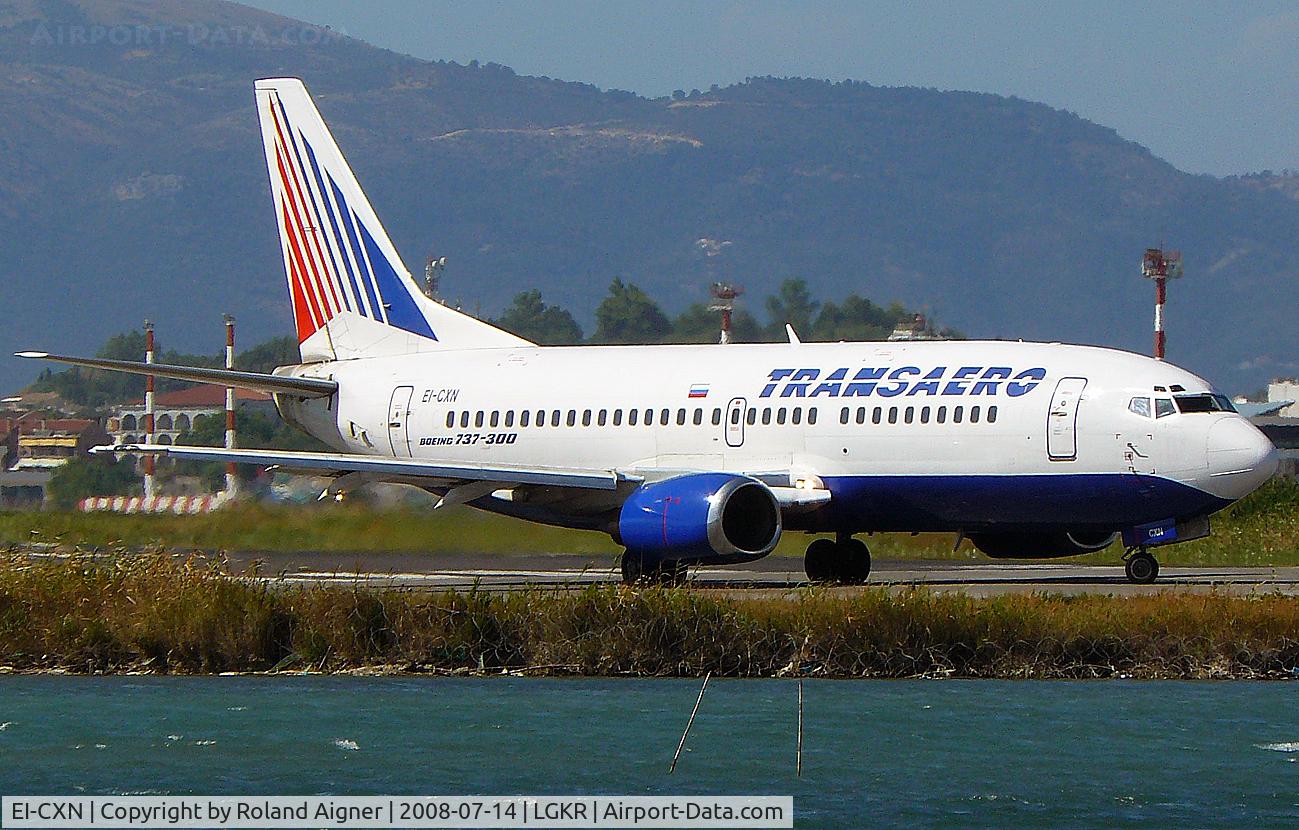 EI-CXN, 1987 Boeing 737-329 C/N 23772, Transaero B733 take of @ CFU