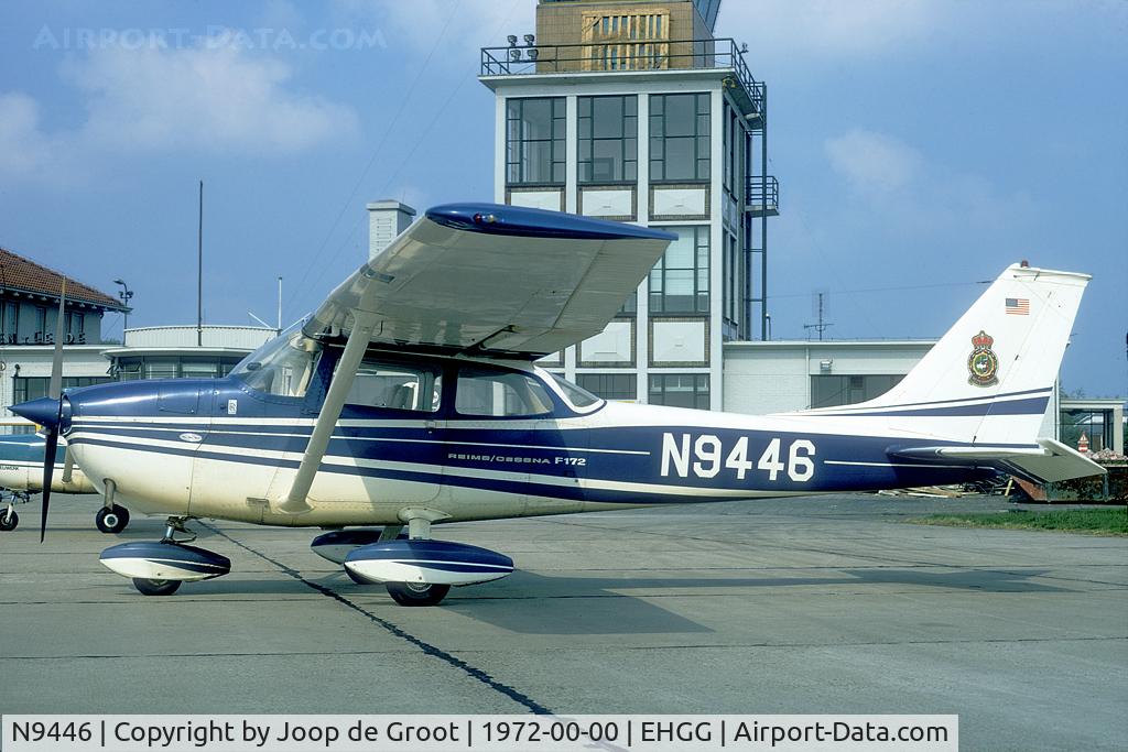 N9446, 1970 Reims F172K Skyhawk C/N 0757, 32 TFS Cessna on the Eelde flightline. From the G.Bouma collection.