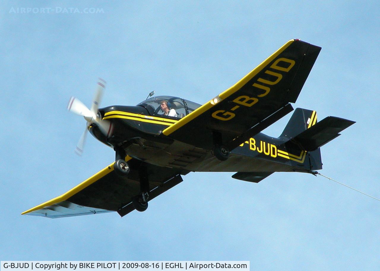 G-BJUD, 1973 Robin DR-400-180R Remorqueur Regent C/N 870, LASHAM GLIDING SOCIETY TUG RETURNING FOR ANOTHER PICK UP DURING COMPETITIONS AT LASHAM