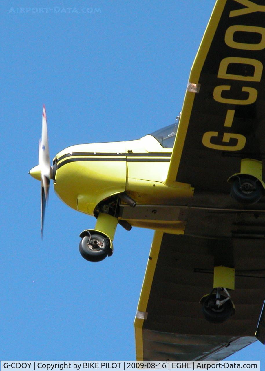 G-CDOY, 1977 Robin DR-400-180R Remorqueur Regent C/N 1206, LASHAM GLIDING SOCIETY TUG RETURNING FOR ANOTHER PICK UP DURING COMPETITIONS AT LASHAM