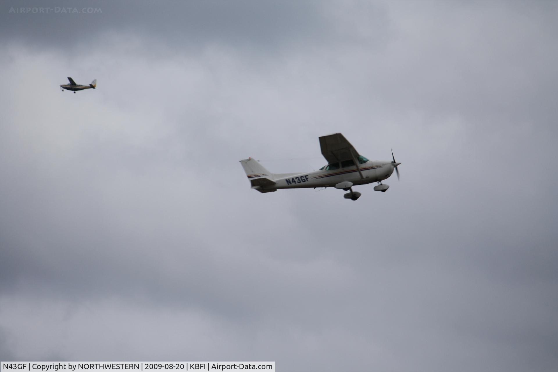 N43GF, 1980 Cessna 172P C/N 17274453, SEATTLE-WALLA WALLA