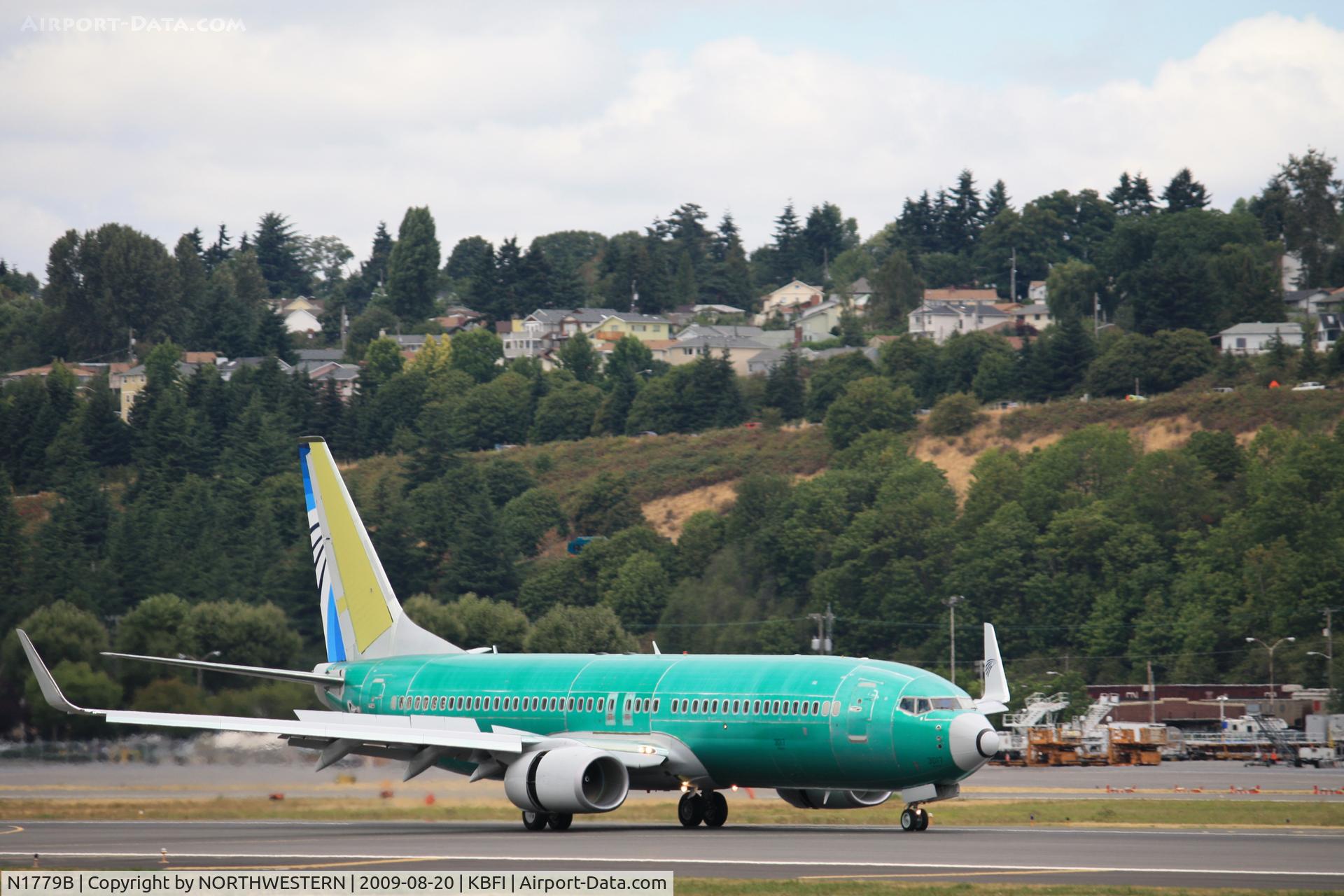 N1779B, 2009 Boeing 737-7GL C/N 37237, AFTER A TEST FLIGHT