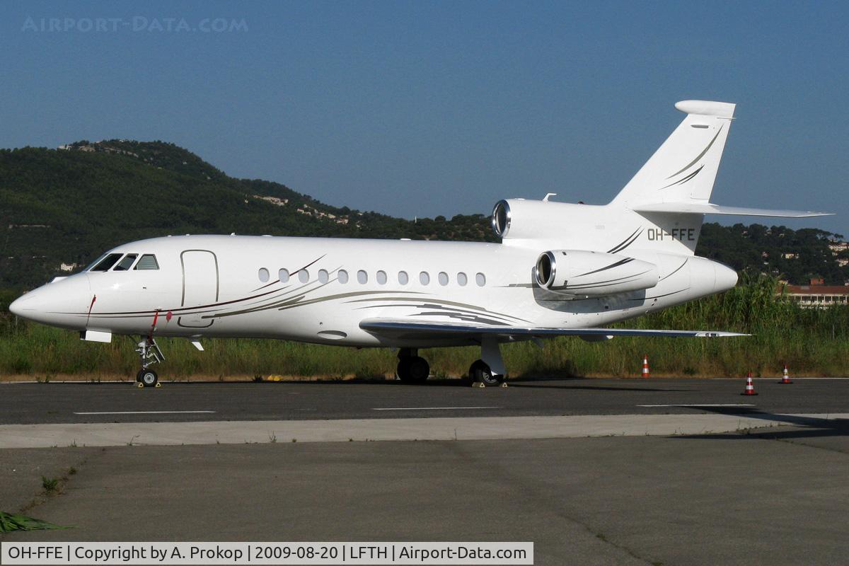 OH-FFE, 2009 Dassault Falcon 900EX C/N 220, Toulon-Hyères apron