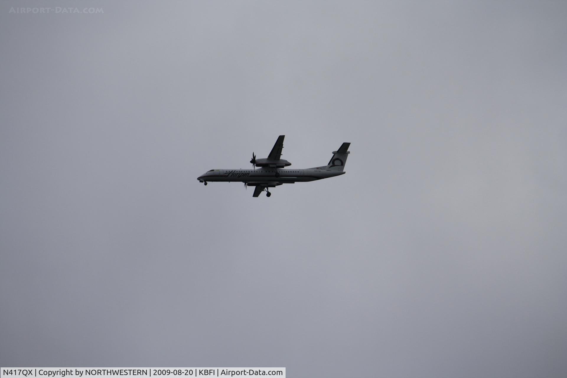 N417QX, 2004 De Havilland Canada DHC-8-402 Dash 8 C/N 4086, BOISE-SEATTLE