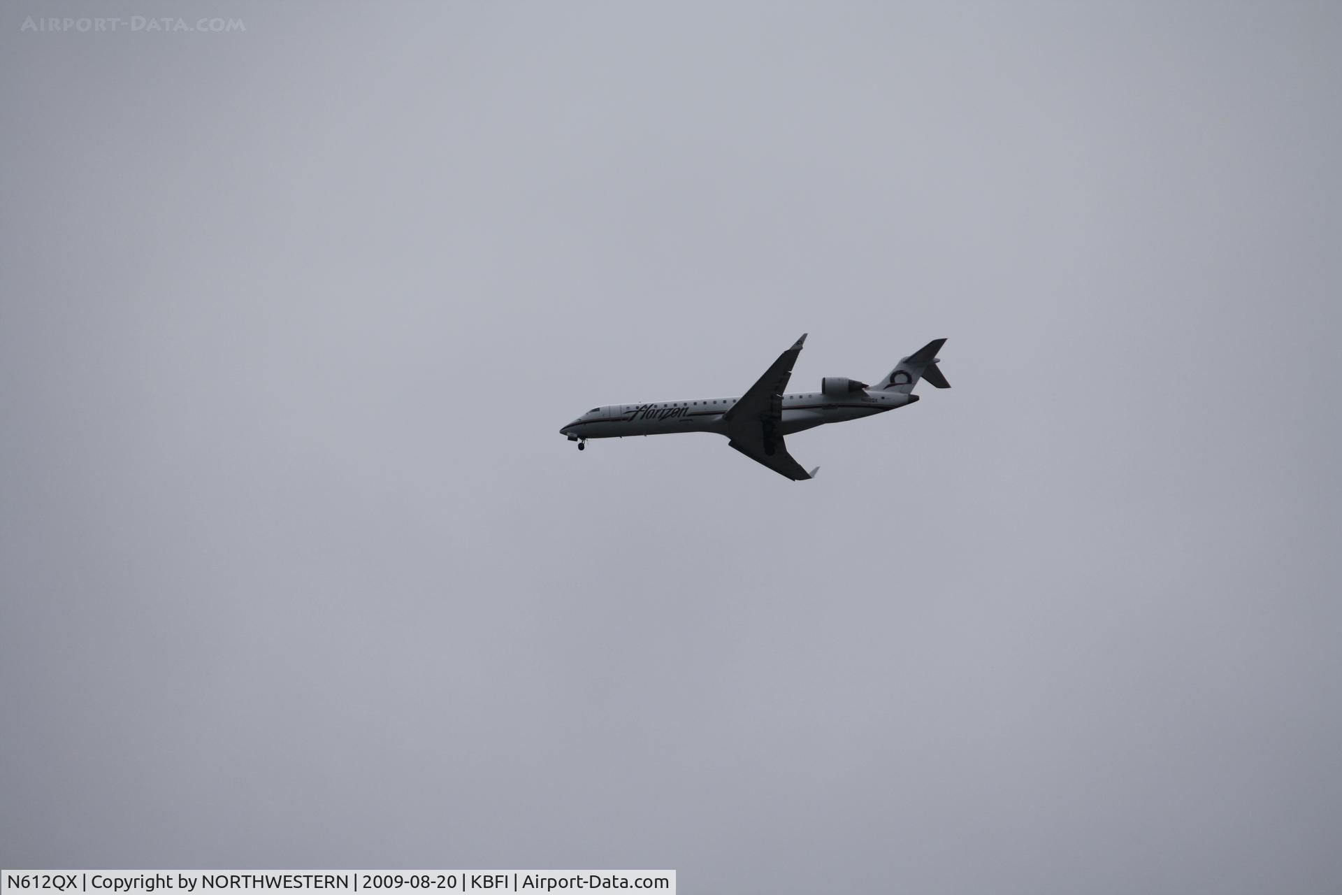 N612QX, 2002 Bombardier CRJ-701 (CL-600-2C10) Regional Jet C/N 10042, VANCOUVER-SEATTLE