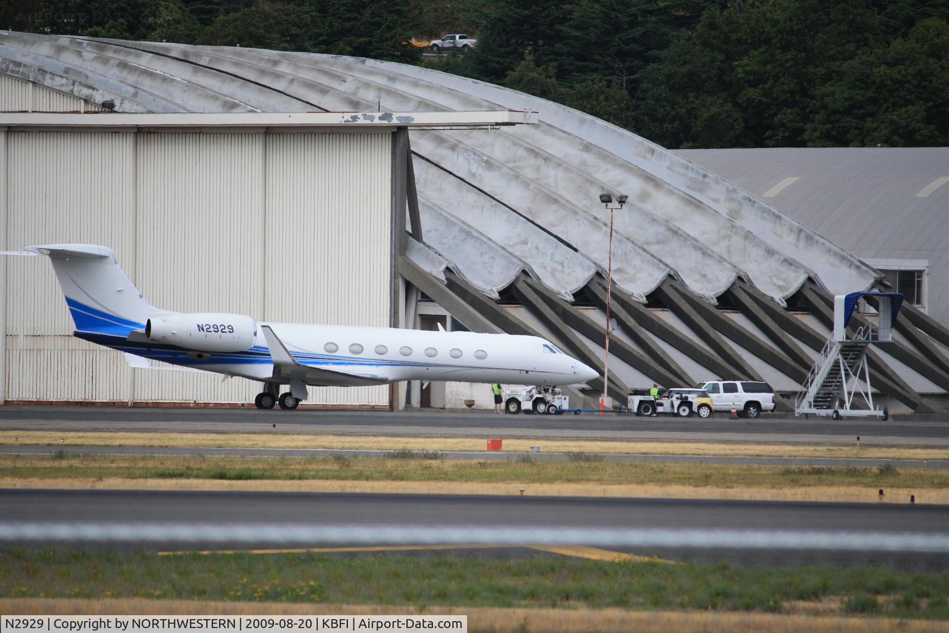 N2929, 2004 Gulfstream Aerospace GV-SP (G550) C/N 5053, PARK ATKBFI