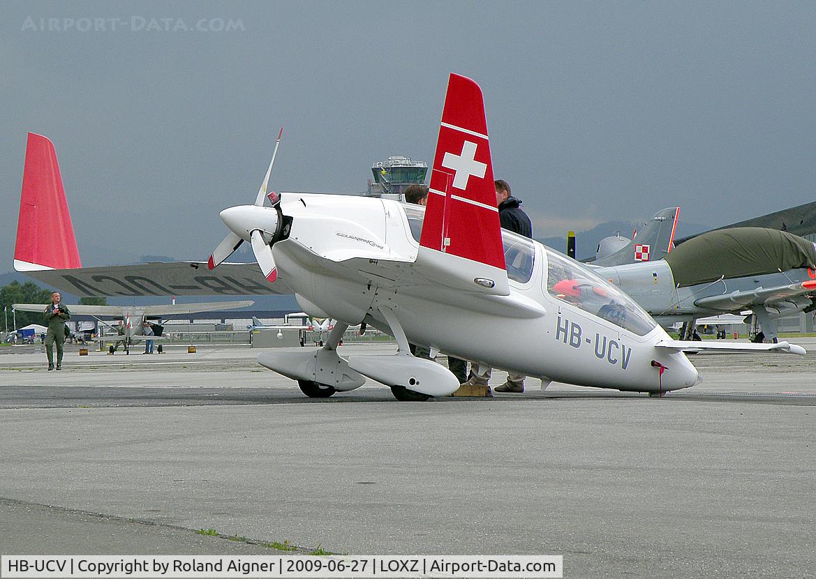 HB-UCV, 1986 Gyroflug SC-01B-160 Speed Canard C/N S-33, Funny Aircraft without front weel.