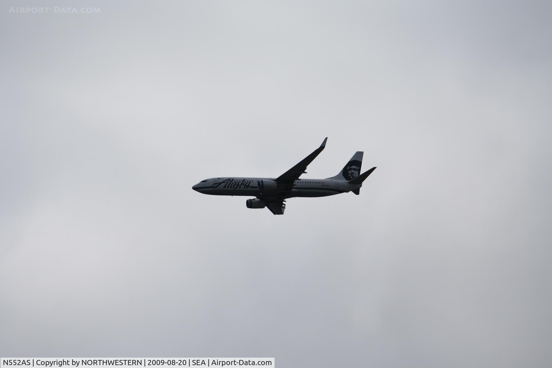 N552AS, 2006 Boeing 737-890 C/N 34595, ORANGE COUNTY-SEATTLE