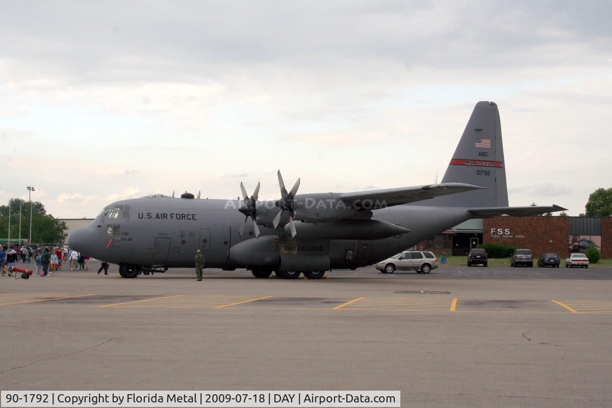 90-1792, 1990 Lockheed C-130H Hercules C/N 382-5245, C-130 Hercules
