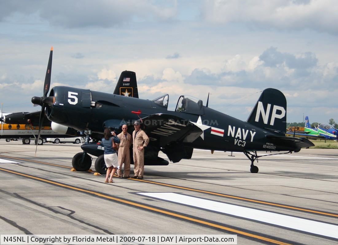 N45NL, 1951 Vought F4U-5NL Corsair C/N 124692, F4U-5NL Corsair