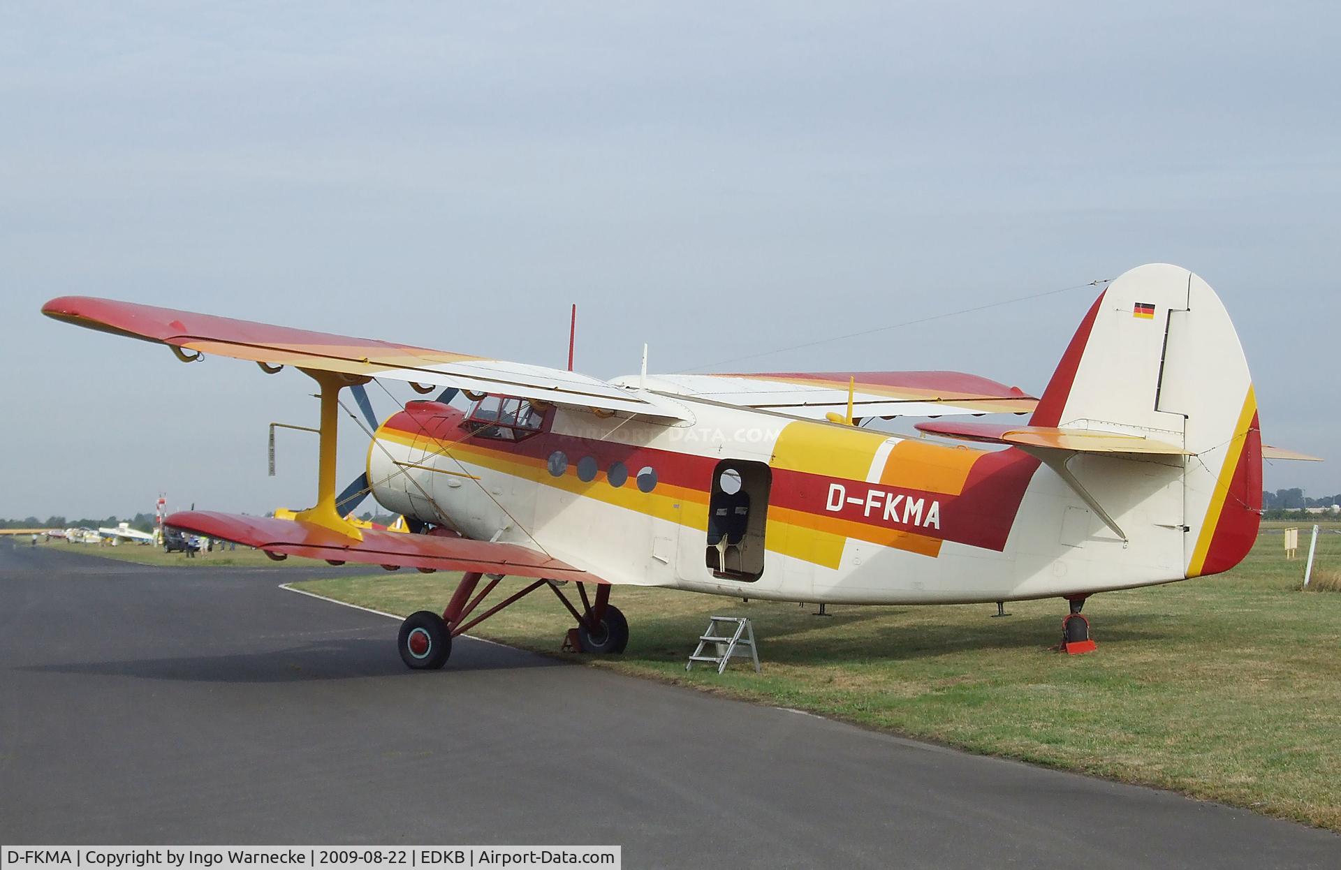 D-FKMA, Antonov An-2T C/N 117411, Antonov An-2T COLT at the Bonn-Hangelar centennial jubilee airshow