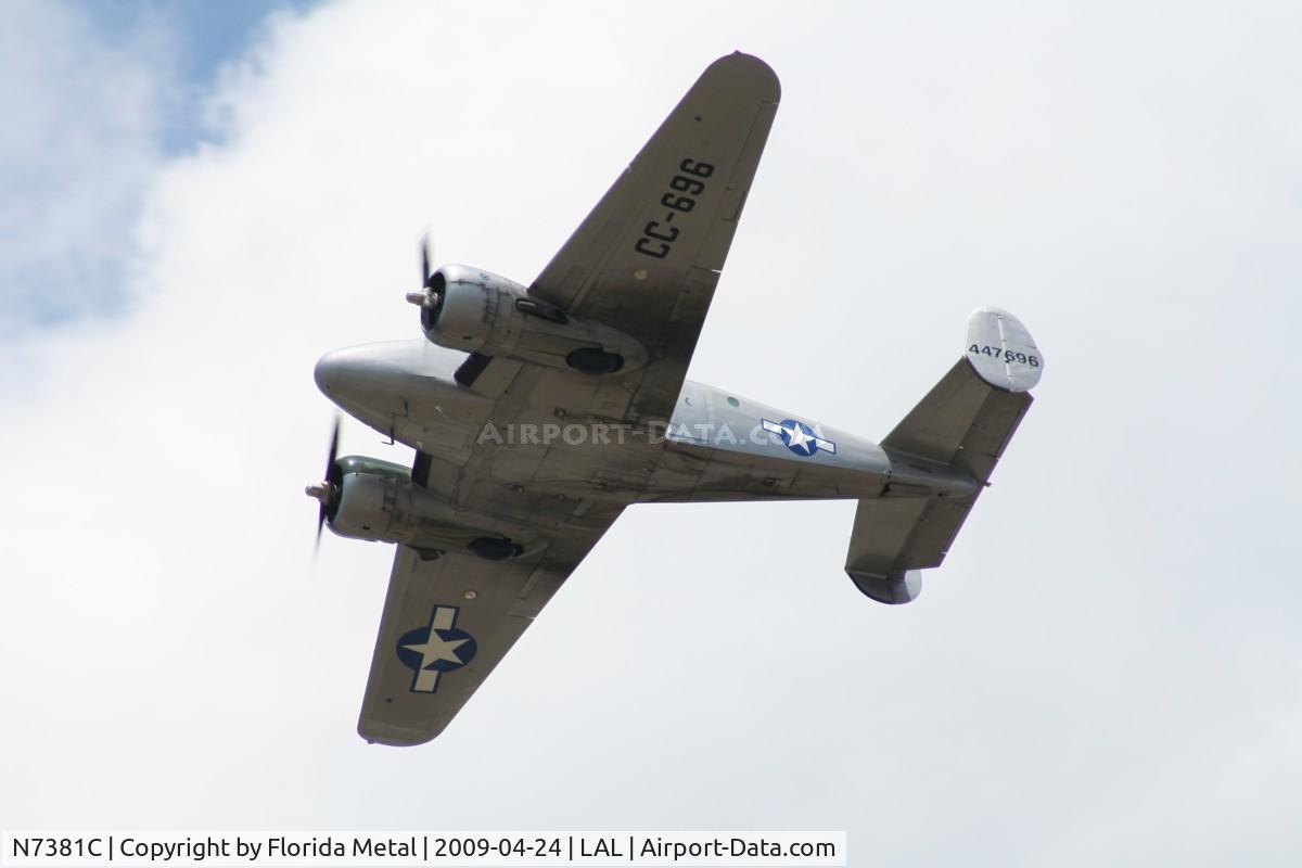 N7381C, 1944 Beech C18S C/N 8104, C-45