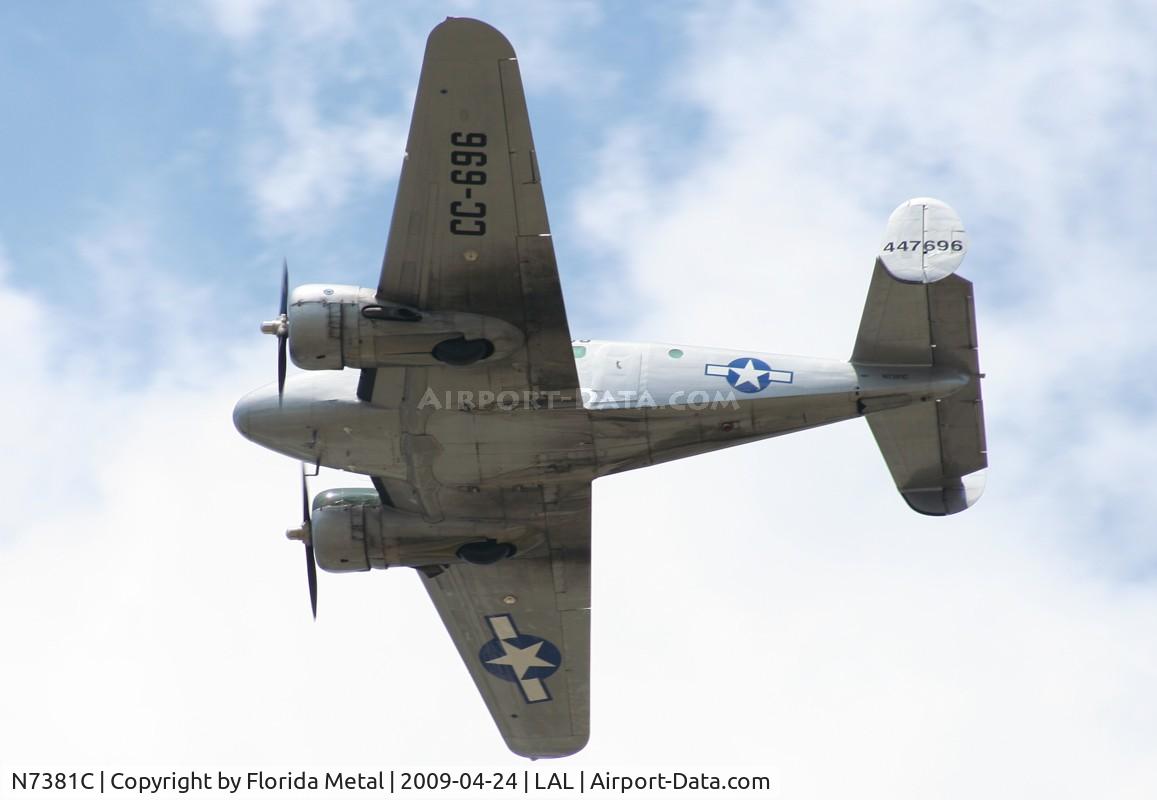 N7381C, 1944 Beech C18S C/N 8104, Beech C-45