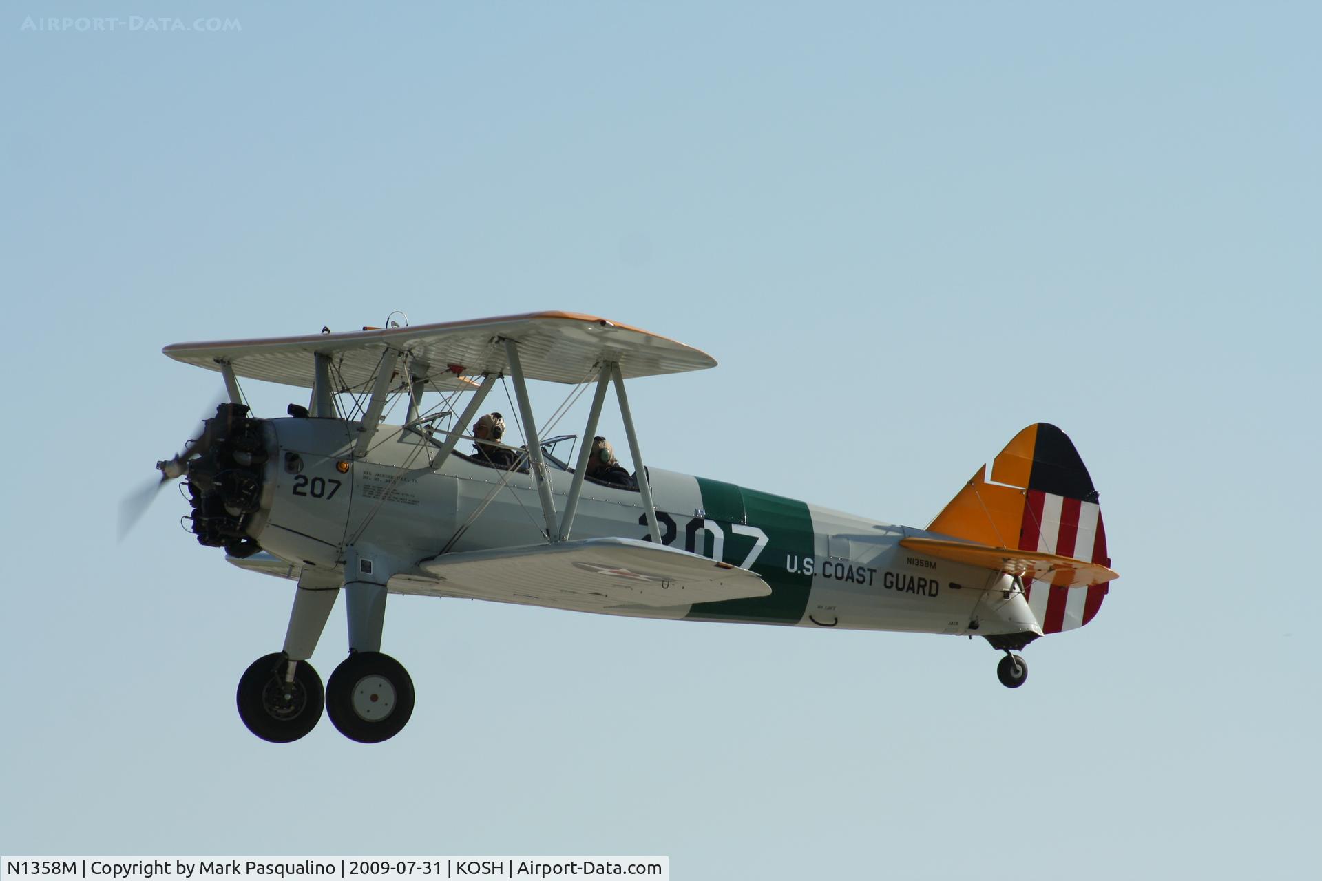 N1358M, 1941 Boeing B75N1 C/N 75-1229, Stearman