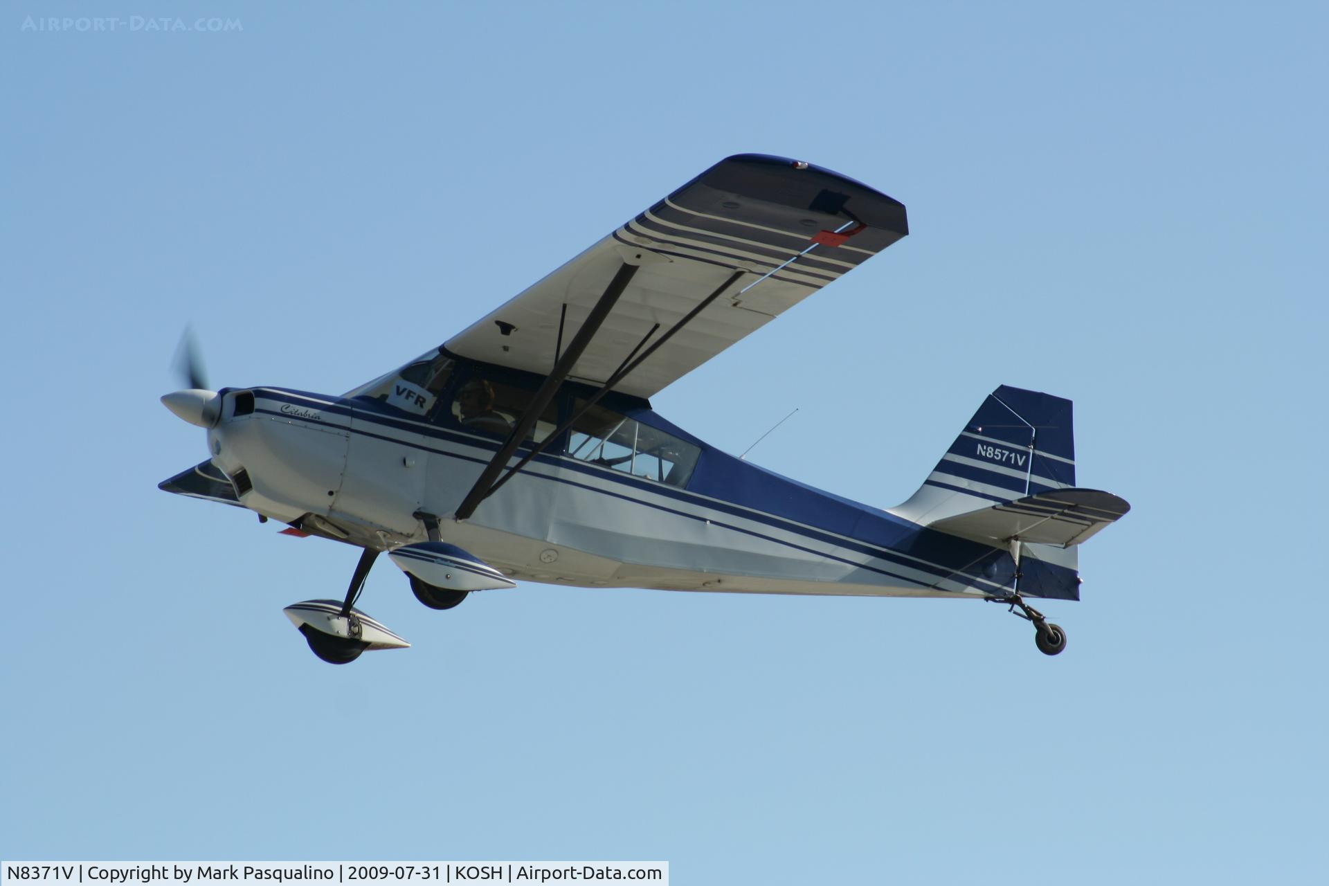 N8371V, 1966 Champion 7GCAA Citabria C/N 82, Champion 7GCAA