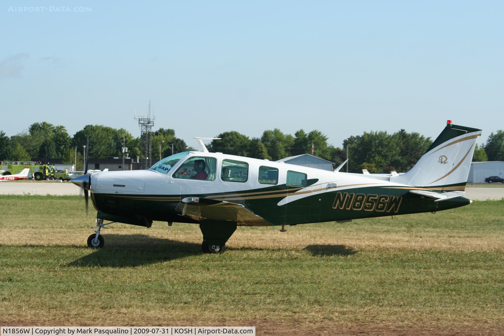 N1856W, 1973 Beech A36 Bonanza 36 C/N E-430, Beech A36