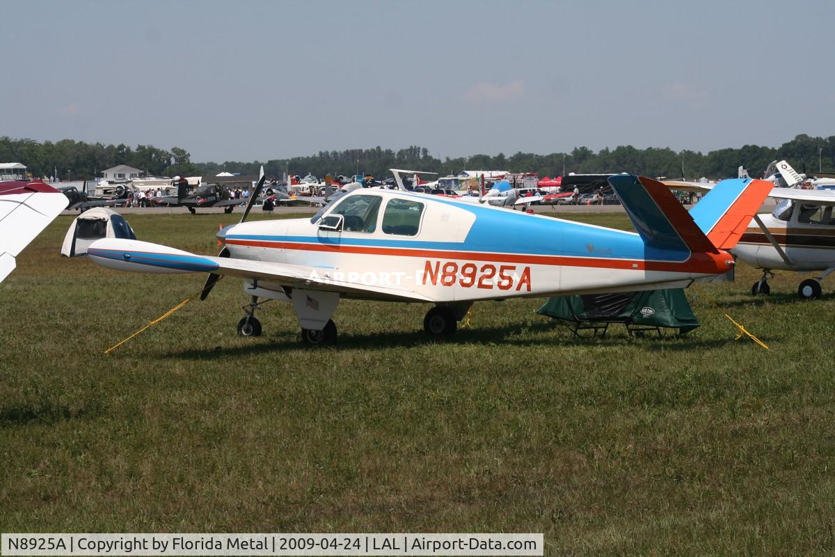 N8925A, 1950 Beech B35 C/N D-2625, Beech B35
