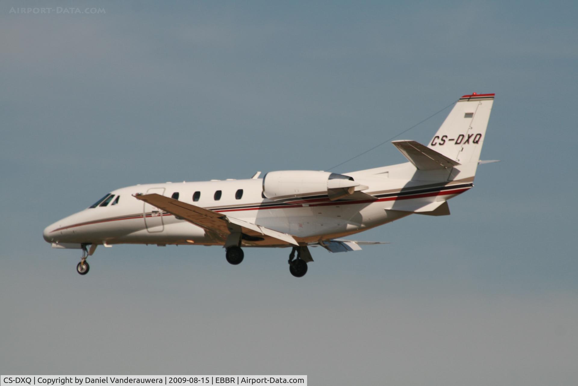 CS-DXQ, 2007 Cessna 560XL Citation XLS C/N 560-5704, descending to rwy 25L