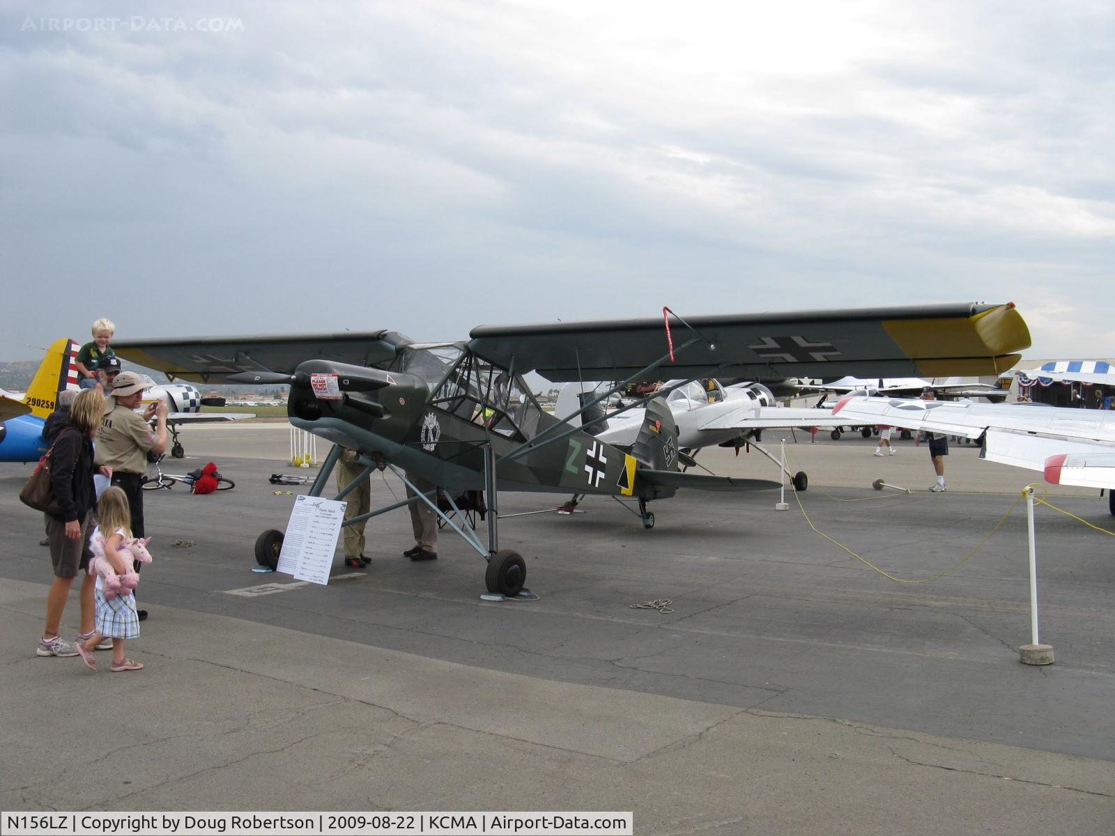 N156LZ, 2009 Fieseler Fi-156C Storch Replica C/N SA-001K, 2009 Storch Aircraft LLC Fi-156C CRIQUET, Rotax 912 100 Hp Experimental class LSA, a 75% scale Storch (Stork), the only one registered Experimental class in America. Excellent maintenance documentation in the kit.