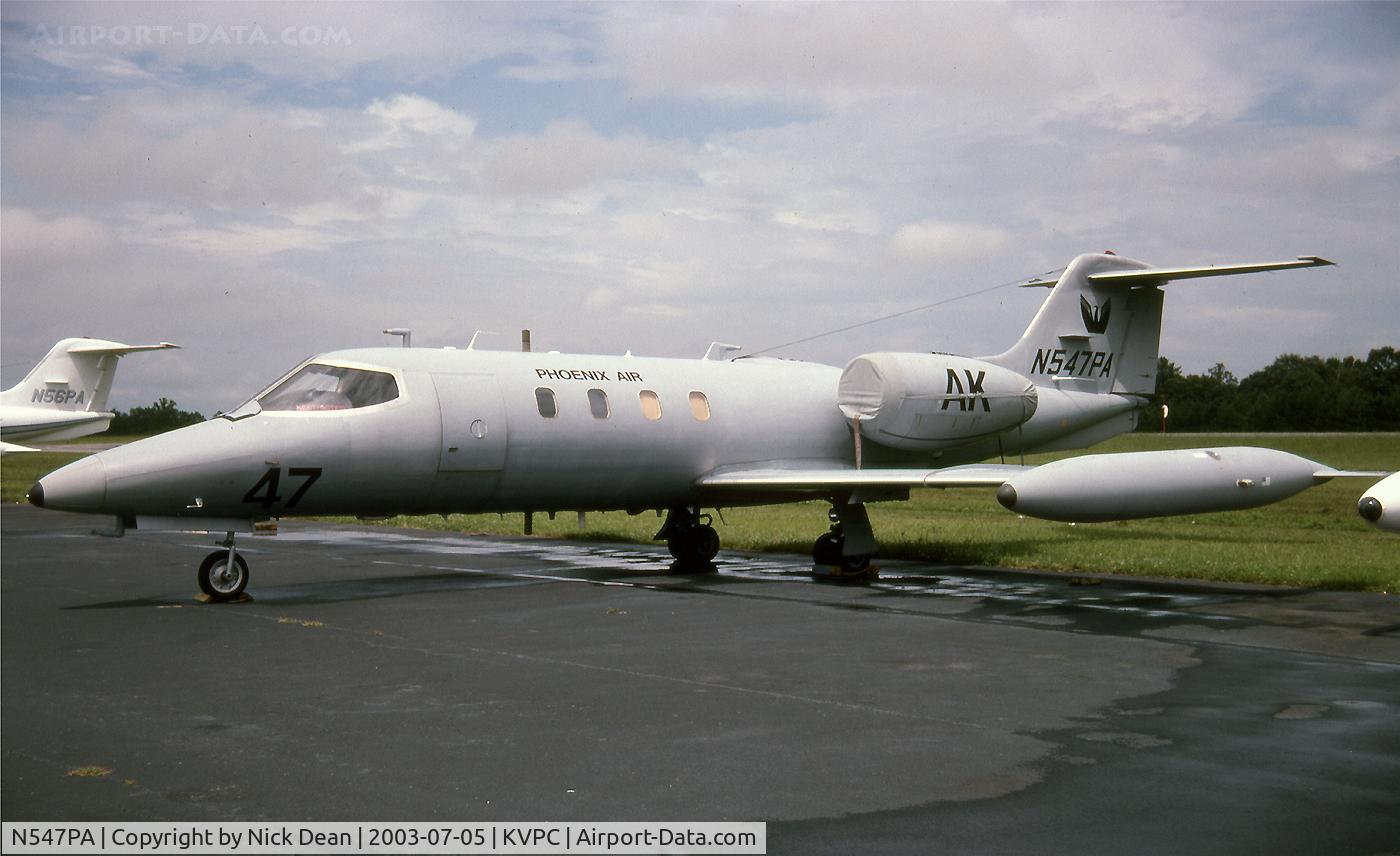 N547PA, 1975 Gates Learjet 36 C/N 012, KVPC