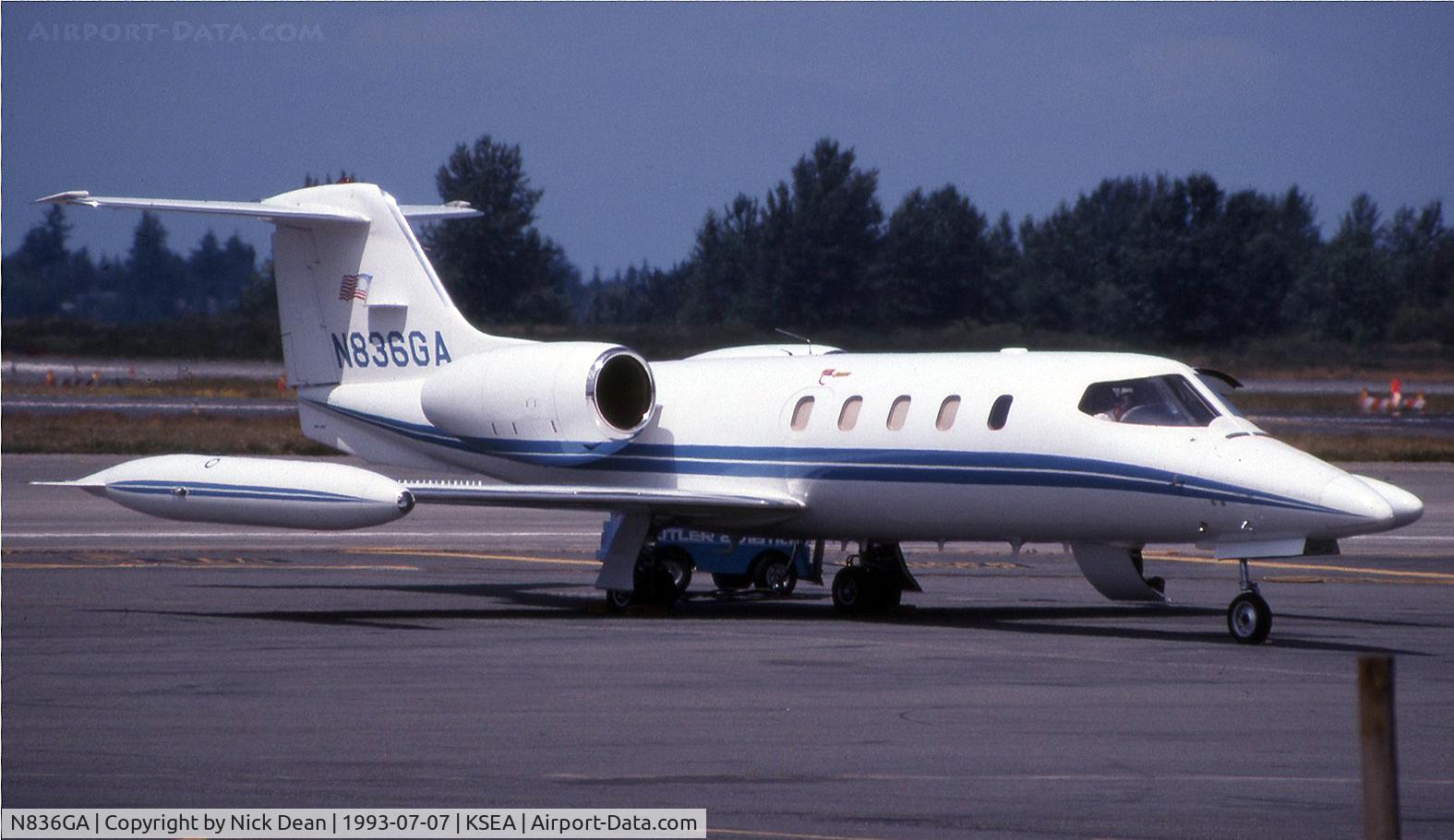 N836GA, 1977 Gates Learjet 36A C/N 36A-027, KSEA