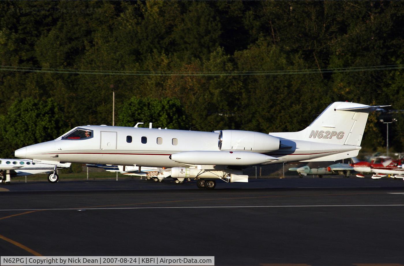 N62PG, 1977 Gates Learjet 36A C/N 031, KBFI