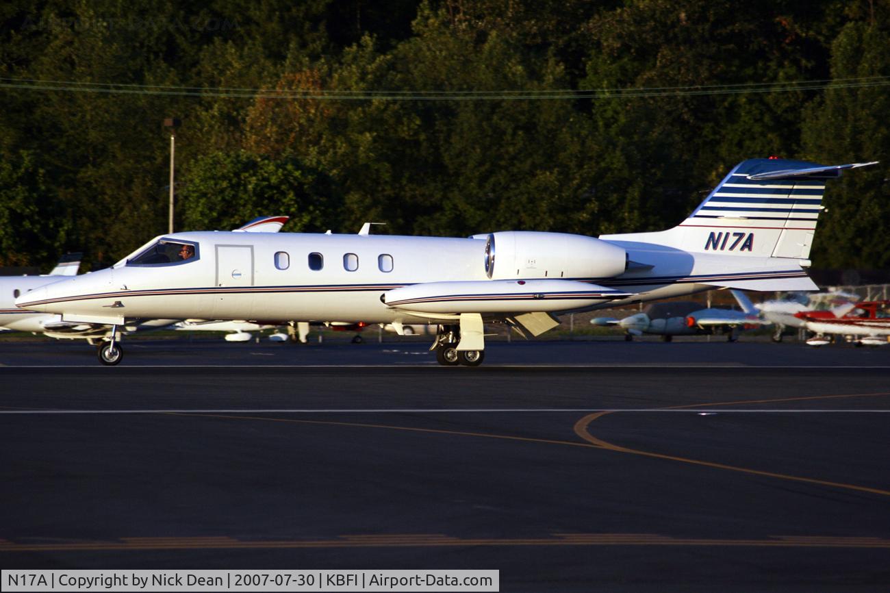 N17A, 1980 Learjet 36A C/N 36-046, KBFI