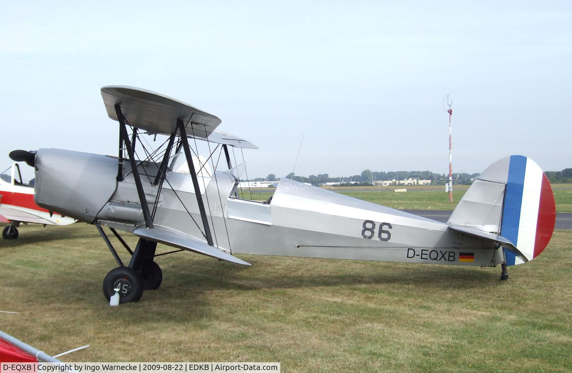 D-EQXB, 1949 Stampe-Vertongen SV-4C C/N 1086, Stampe-Vertongen SV-4C  at the Bonn-Hangelar centennial jubilee airshow