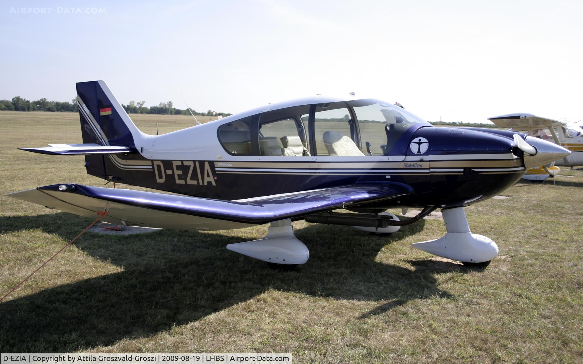 D-EZIA, 1999 Robin DR-500-200i President C/N 0016, Budaörs-Airport  Hungary-LHBS