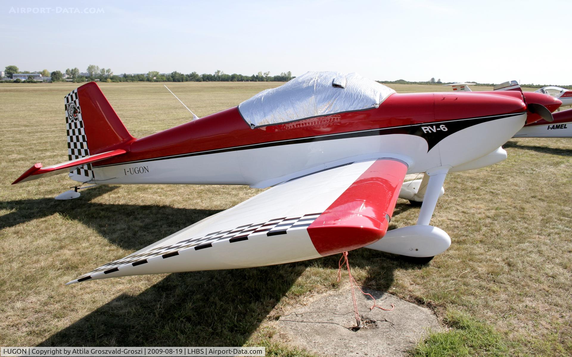 I-UGON, 2000 Vans RV-6 C/N 60258, Budaörs-Airport  Hungary-LHBS