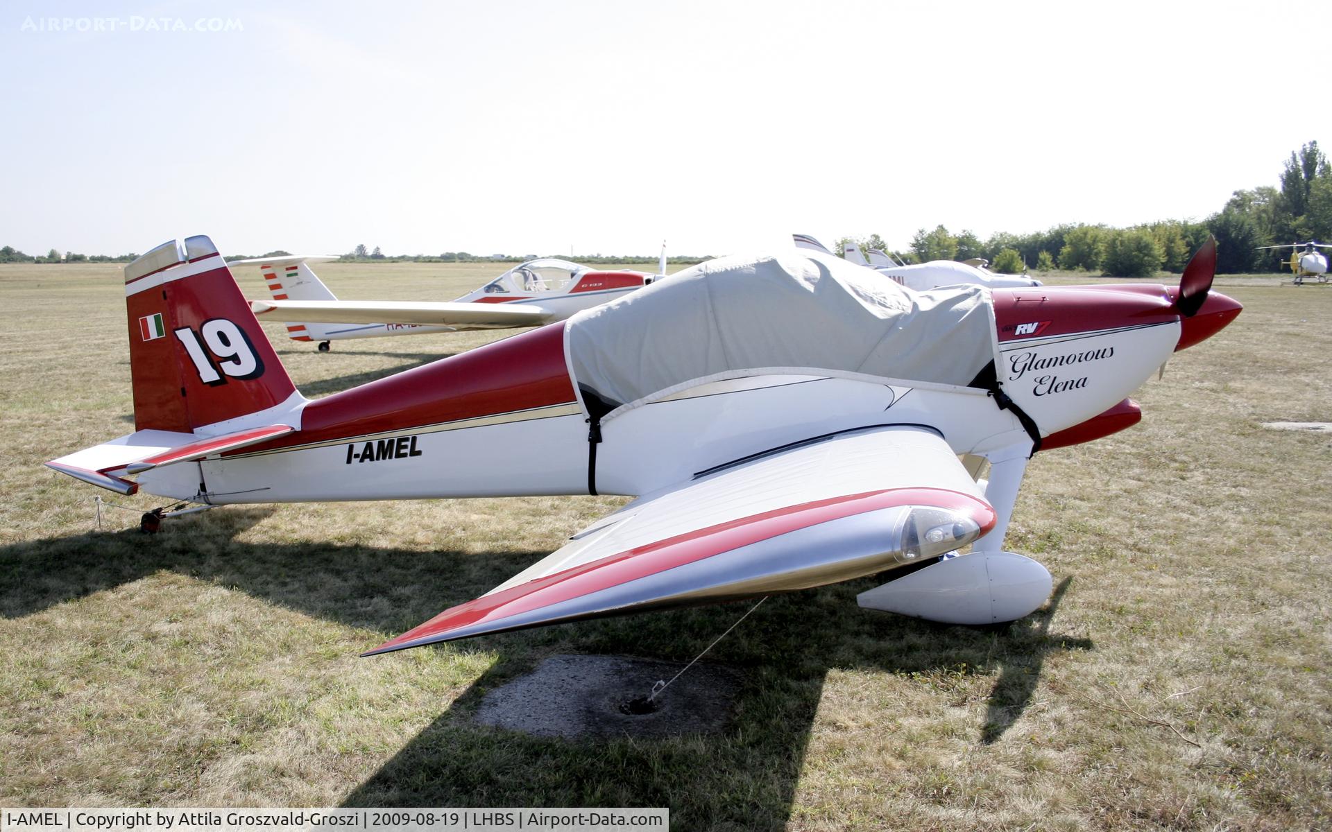 I-AMEL, 2005 Vans RV-7A C/N 71846, Budaörs-Airport  Hungary-LHBS - Glamorous Elena '19