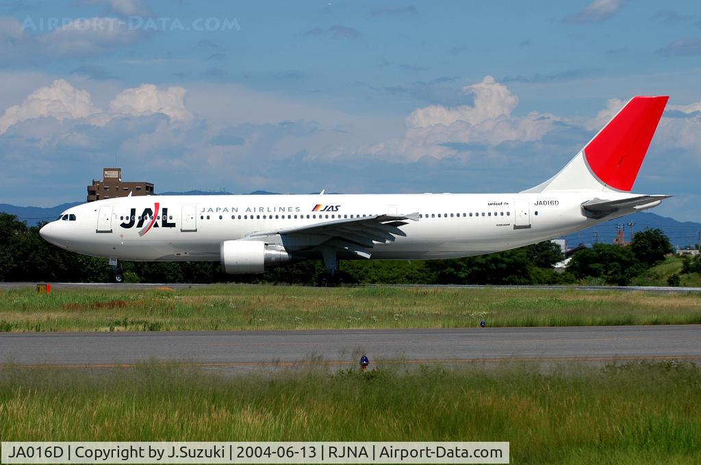 JA016D, 2002 Airbus A300B4-622R C/N 838, JAL A300 with JAS stickers