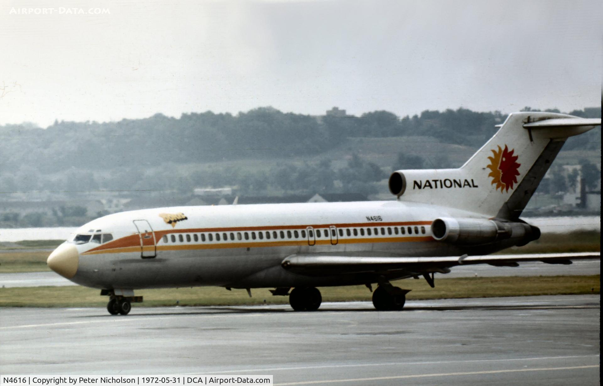 N4616, 1965 Boeing 727-35 C/N 18817, Boeing 727-35 named Doris of National Airlines at Washington National in May 1972.