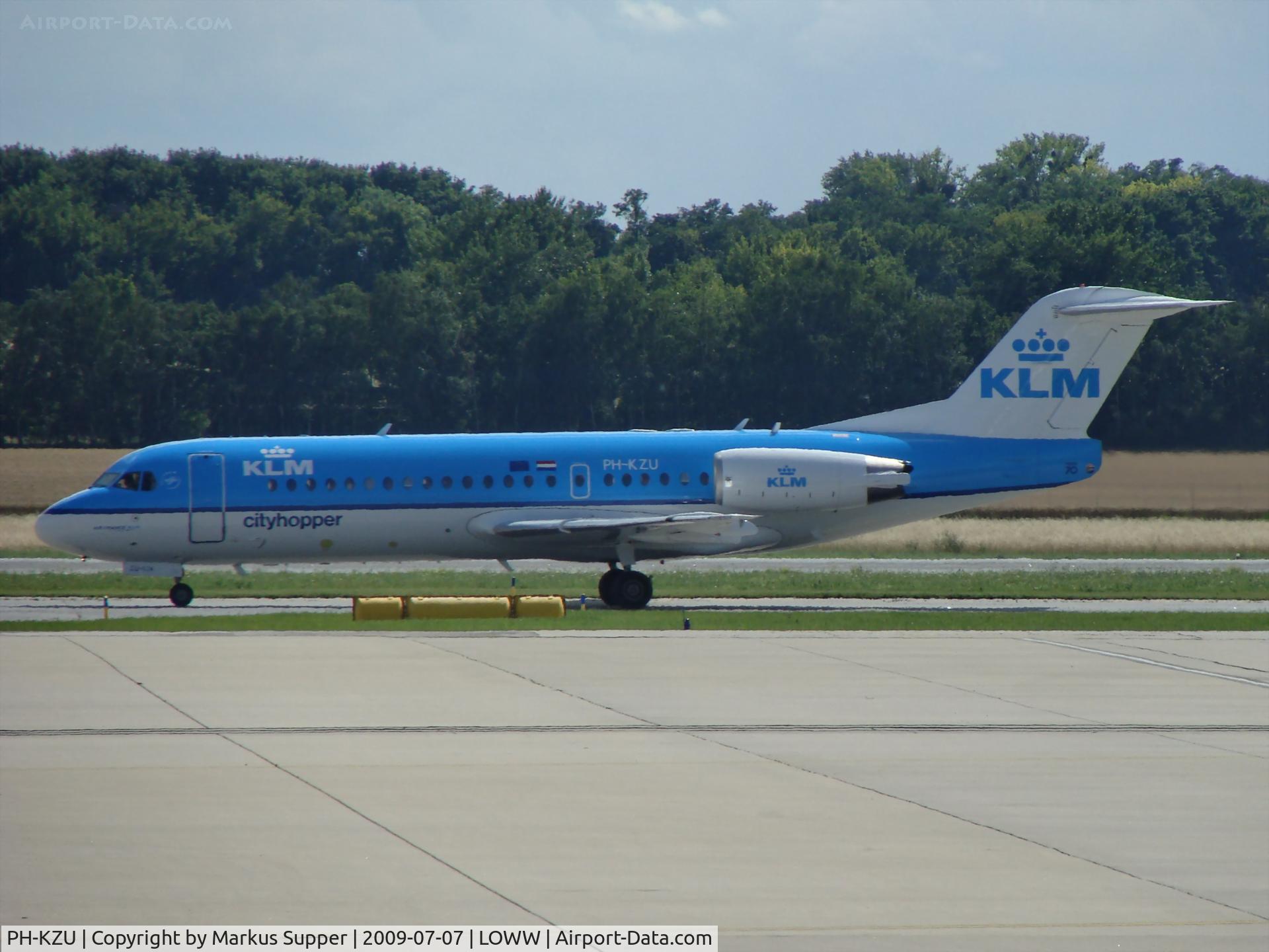 PH-KZU, 1995 Fokker 70 (F-28-0070) C/N 11543, Hopping from city to city...