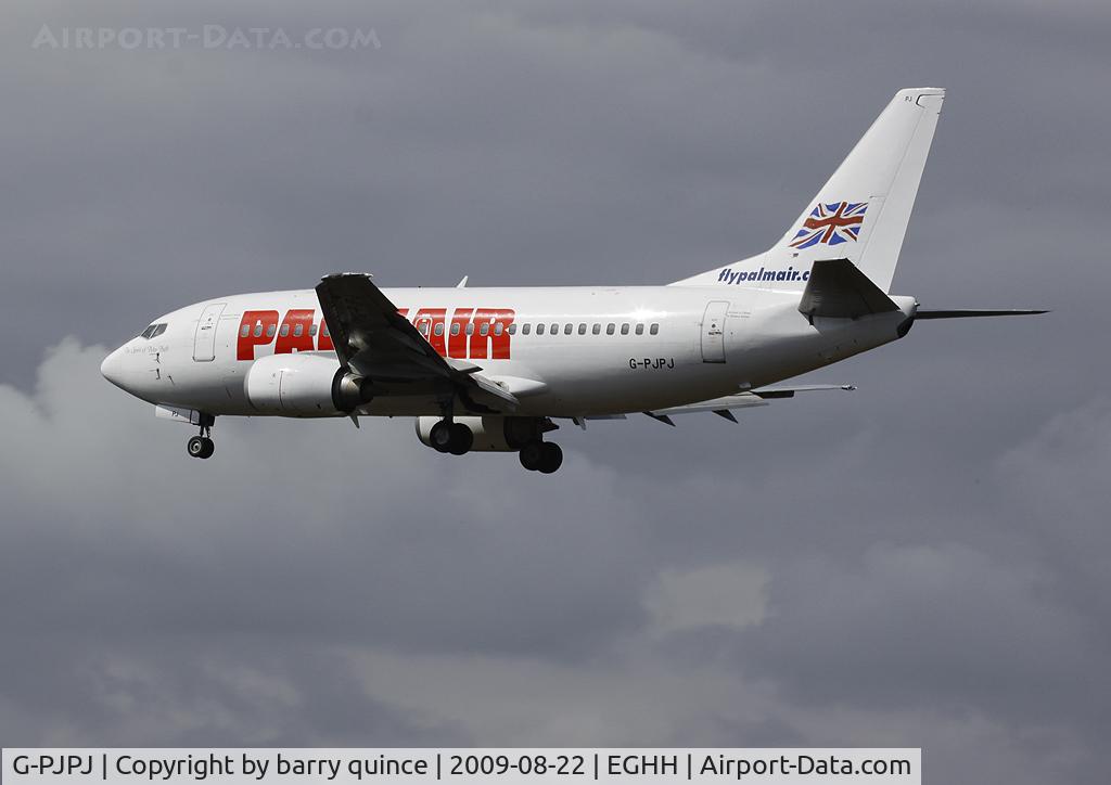 G-PJPJ, 1994 Boeing 737-5H6 C/N 27355, PALMAIR 737