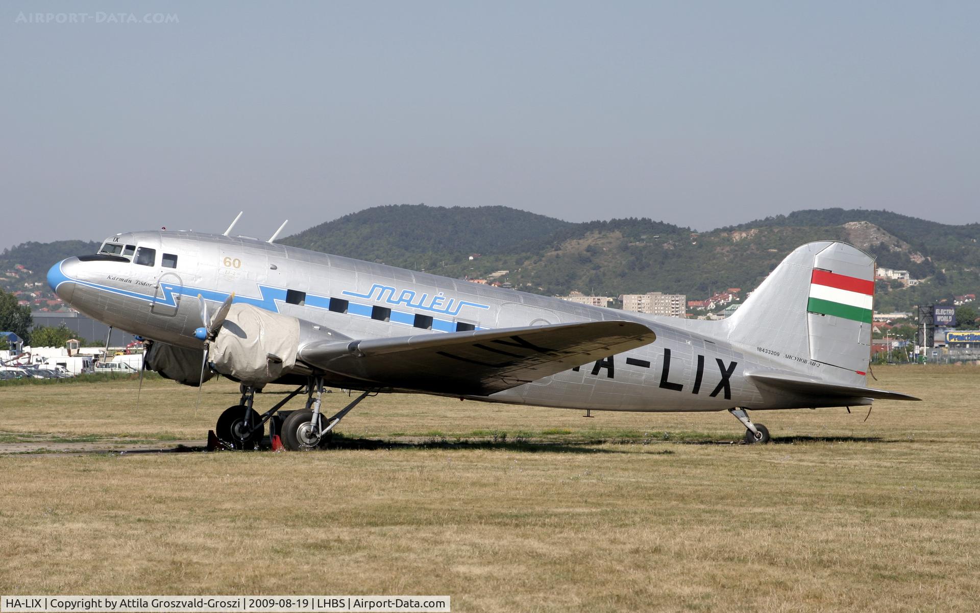 HA-LIX, 1949 Lisunov Li-2T Cab C/N 18433209, Budaörs-Airport  Hungary-LHBS - 60 year ones the Li-2.